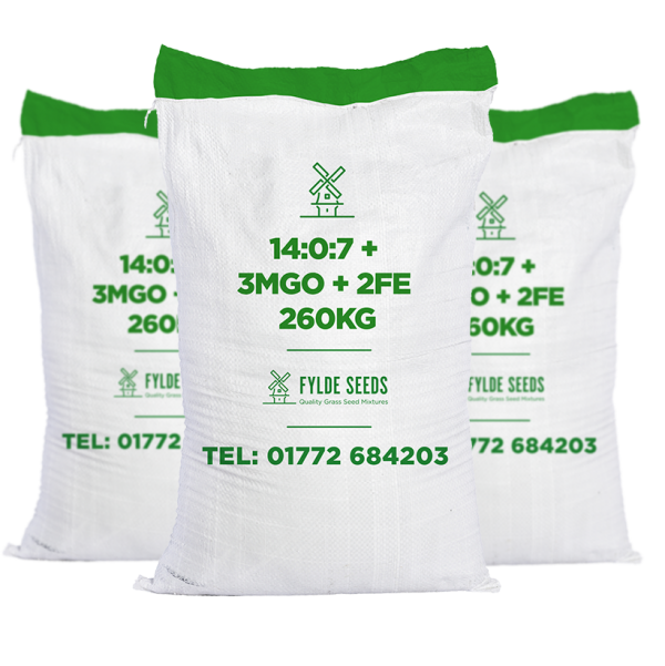14:0:7 + 3MGO + 2FE grass seed mixture 260kg