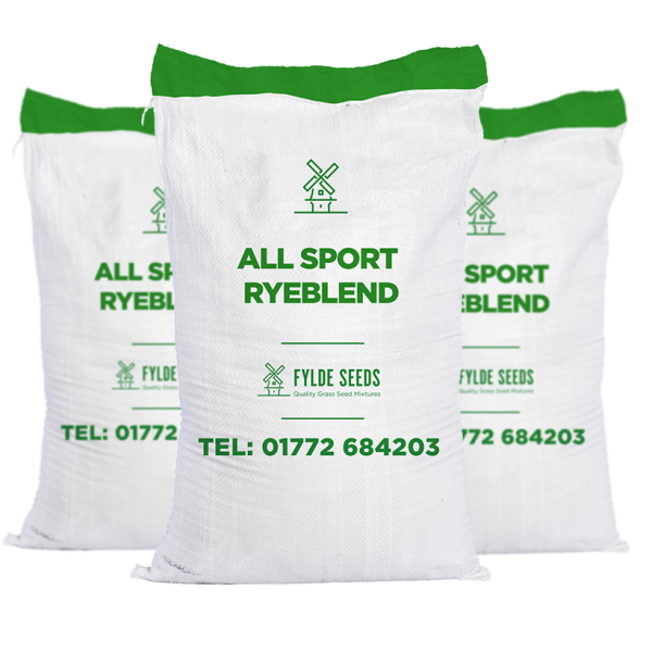 All Sport Ryeblend grass seed bags