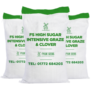 FS High Sugar Intensive Graze & Clover grass seed bags